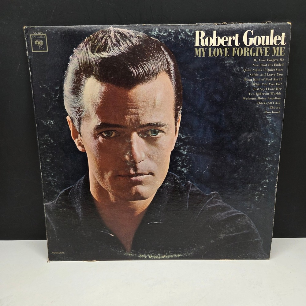 Robert Goulet My Love Forgive Me Vinyl LP CL 2296 Mono 1964 Columbia Records 12"